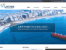 Tablet Screenshot of lattice-technology.com